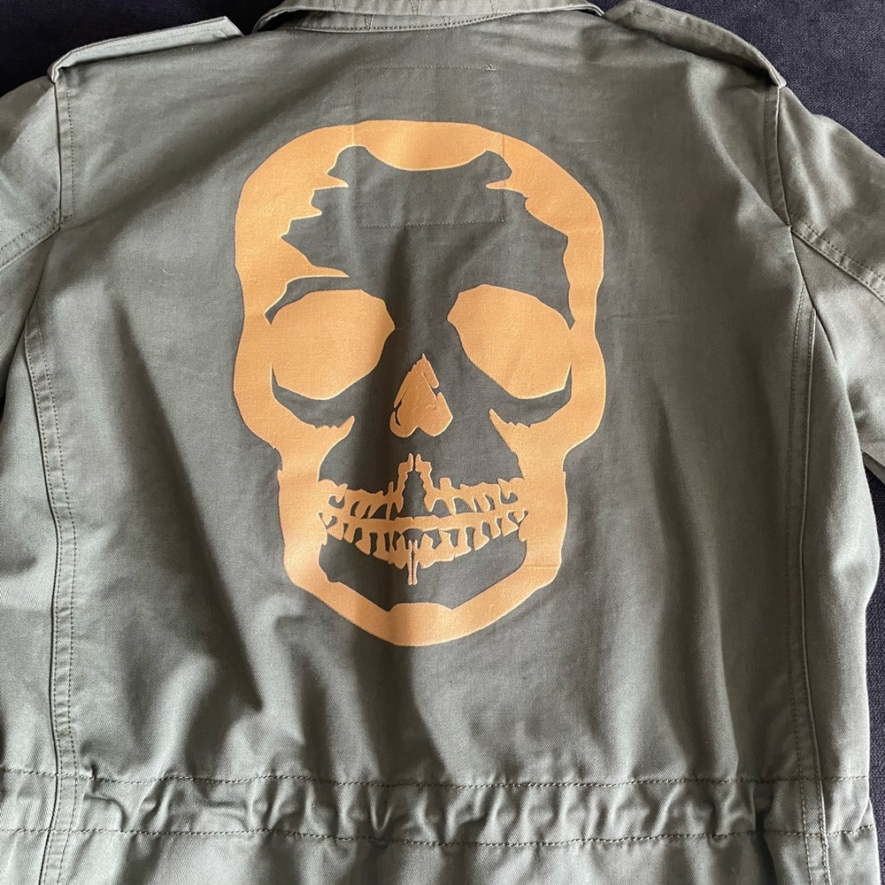 Zadig and Voltaire skull military jacket. New. Worn once. Size small.